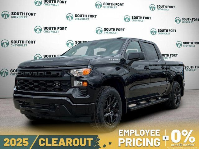 2025 Chevrolet Silverado 1500 Custom 4WD Crew Cab in Cars & Trucks in Strathcona County