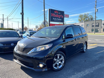 2012 Toyota Sienna SE - 8 PASS - LEATHER - SUNROOF - NEW TIRES -