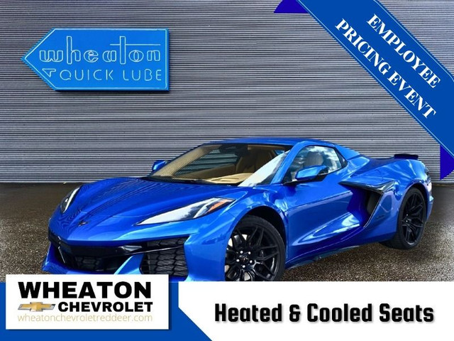 2025 Chevrolet Corvette Z06 Suede|Heated & Cooled Seats|Converti in Cars & Trucks in Red Deer