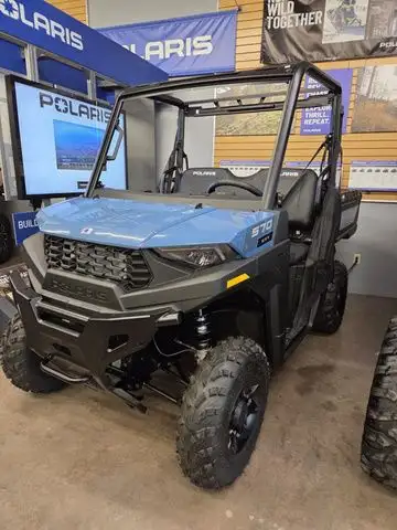2025 POLARIS RANGER SP 570 PREMIUM ZENITH BLUE $1500 & 2 YR PLW! Financing and Accessories Available...