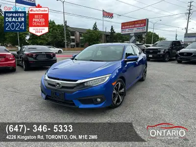 Come by and check out this sleek and stylish 2017 Honda Civic Touring! This top-of-the-line trim del...