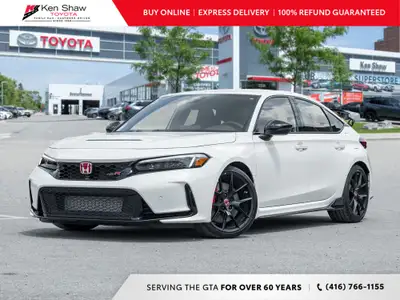 Championship White 2024 Honda Civic Type R ! Contact us to make an appointment and book your test dr...