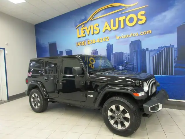 JEEP WRANGLER 2023 UNLIMITED SAHARA 4X4 GPS CUIR CAMERA 38900 KM in Cars & Trucks in Lévis - Image 4