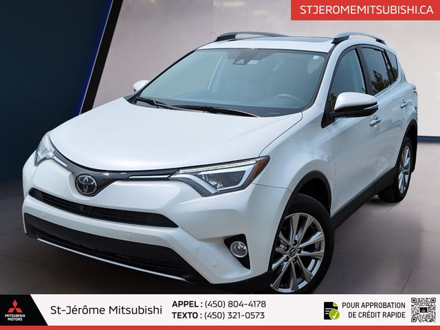 2018 Toyota RAV4 AWD LIMITED  MAGS  CAMERA DE RECUL  TOIT OUVRAN in Cars & Trucks in Laurentides