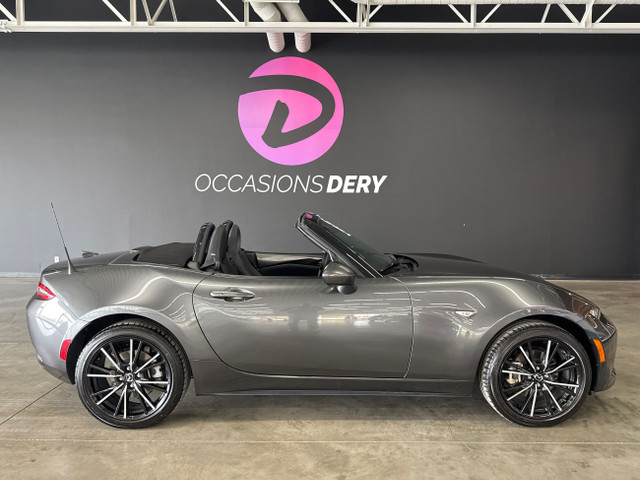2024 Mazda MX-5 GT AUTOMATIQUE GRIS SIÈGES EN CUIR SYSTÈME DE SO in Cars & Trucks in Saint-Jean-sur-Richelieu