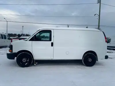 2014 GMC Savana 3500 Cargo Van with V8 4.8L Engine, shelves inside, auto ac, cruise control. Certifi...