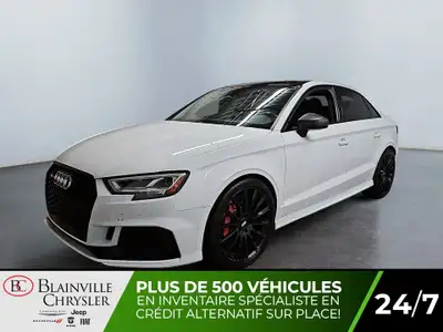 Blainville Chrysler est ravi de vous presenter cet Audi RS3 TFSI 2019 blanc, une veritable perle rar...