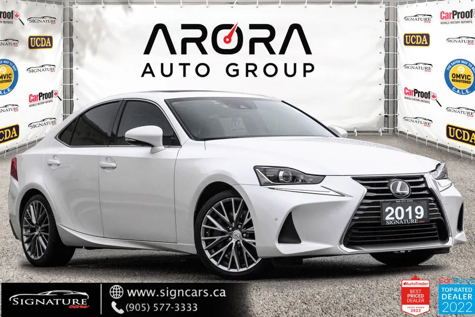 2019 Lexus IS 300 / AWD / NO ACCIDENT / SUNROOF / LEATHER / NAVI