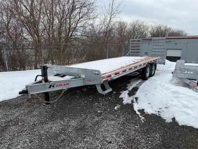 SUPER SALE PRICE MSRP $15495.00 ON INSTOCK UNIT ONLY 2025 KTRAIL 14,000lb 23ft deckover, 20ft deck p...