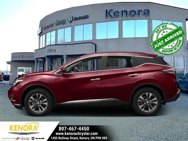 2017 Nissan Murano SV - Sunroof - Navigation in Cars & Trucks in Kenora