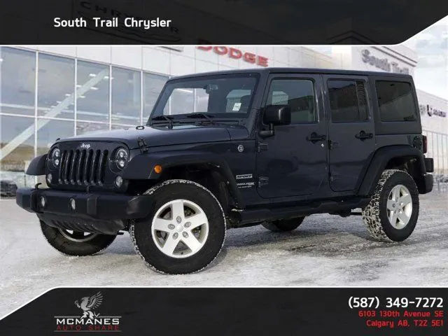 2018 Jeep Wrangler JK Unlimited Sport 4x4 | Heated Seat