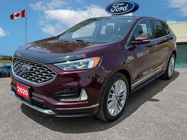 2020 Ford Edge Titanium | 301A| LEATHER SEATS| ADAPTIVE CRUISE in Cars & Trucks in Kitchener / Waterloo - Image 2