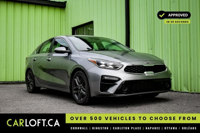 2021 Kia Forte EX • SUNROOF • HEATED SEATS • WIRELESS CHARGING in Cars & Trucks in Kingston