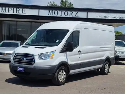 2016 Ford Transit Midroof Cargo Van, 3.5L, 130K kms, RWD, 148 Wheelbase, Power Windows, Locks, Mirro...