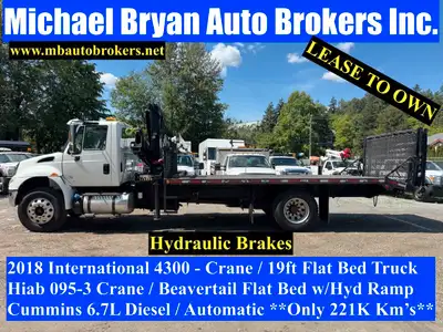 All Of Our Commercial Truck Inventory Include a New CVI (Commercial Vehicle Inspection). We Speciali...
