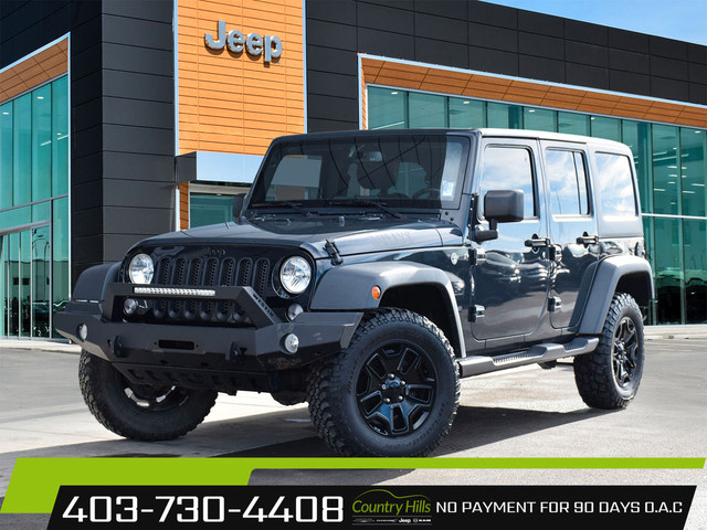  2018 Jeep Wrangler JK Unlimited Willys | Side Steps | A/C | Ant in Cars & Trucks in Calgary