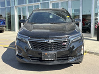 The 2022 Chevrolet Equinox RS brings a bold and athletic look with its Mosaic Black Metallic paint,... (image 1)