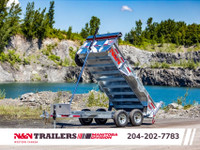 6X12 dump trailer best value for your money N&N galvanized