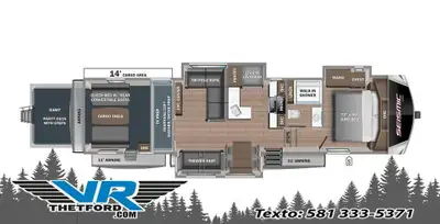 VR Thetford 2025 JAYCO Seismic 395 Contactez nos conseillers par téléphone courriel ou texto ! Nous...