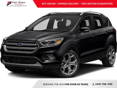 Shadow Black 2017 Ford Escape Titanium! Leather / Power Front Seats / Heated Seats / Heated Steering...