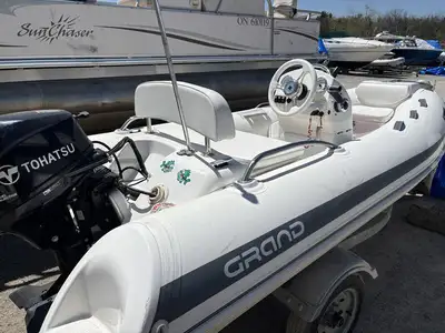 2019 Grand G340 with 2018 Tohatsu 20 and 2018 Load Rite Trailer Compression 60-70 on all cylinders A...