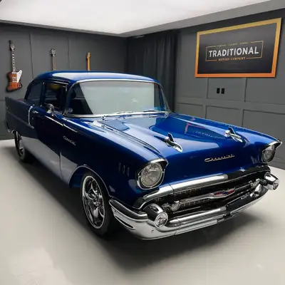 Check out this stunning 1957 Chevrolet two door Pro-Street! This car is impressive. Originally manuf...