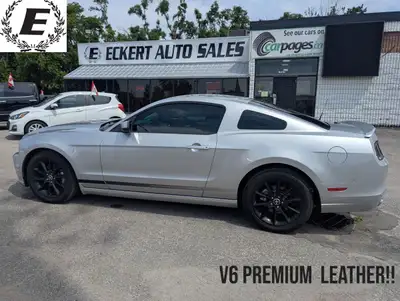 Cruise into excitement with this stunning 2014 Ford Mustang V6 Premium, now available at Eckert Auto...