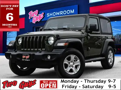2023 Jeep Wrangler Sport S Sarge Green Clearcoat *BLUETOOTH*, *BACK-UP CAMERA*, *CLEAN CARFAX REPORT...