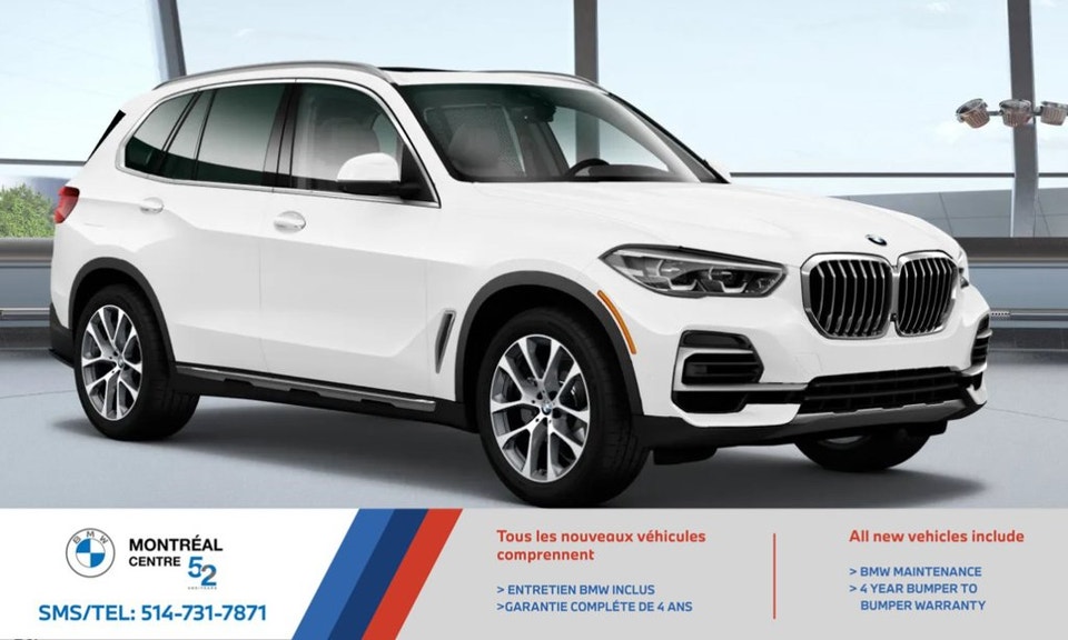 2023 BMW X5 xDrive40i, Premium, Sensafin noir avec broderie