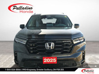 The 2025 Honda Pilot Black Edition is a stunning SUV, boasting a sleek black exterior and a sophisti... (image 1)
