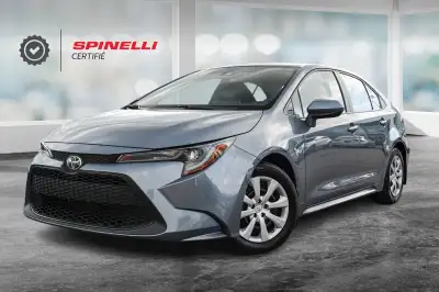 2021 Toyota Corolla LE BAS KM ! ZERO ACCIDENT! SPINELLI CERTIFIE