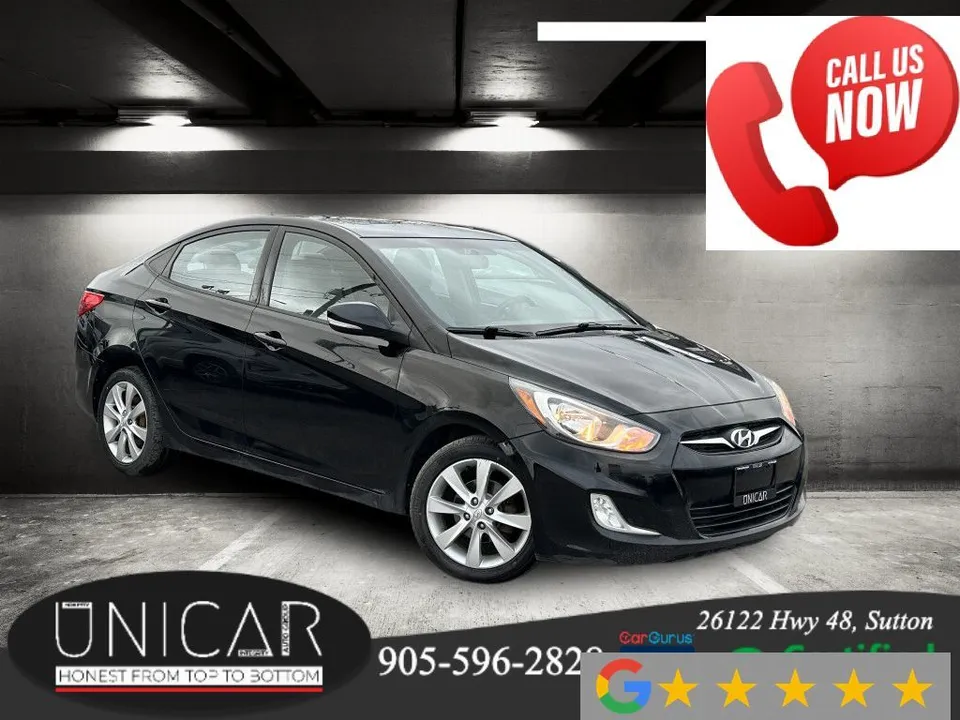 2014 Hyundai Accent LOW KMS No-Accidents Sunroof Bluetooth Power
