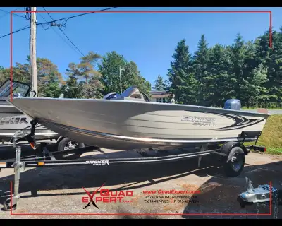 2025 SmokerCraft Angler XL- Patriot DLX 16 SC Complete Boat Package Get ready to hit the water with...