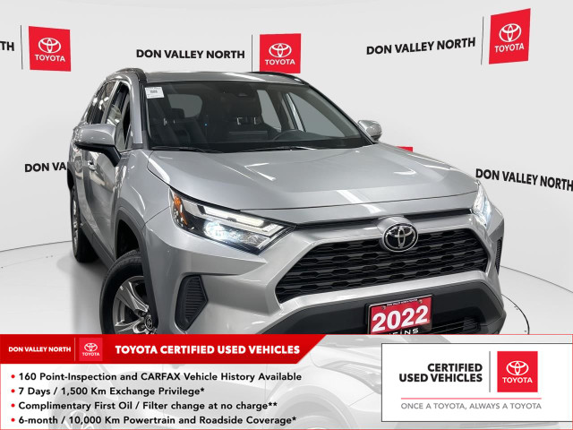 2022 Toyota RAV4 XLE CERTIFIED | SAFTEY CONNECT | CARPLAY in Cars & Trucks in City of Toronto