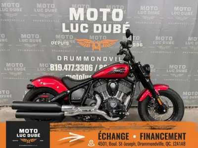 Indian Motorcycles Chief Bobber 2022 SEULEMENT 12 325 KM BALANCE DE GARANTIE INDIAN 13 SEPTEMBRE 202...