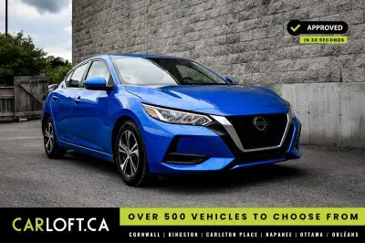 This 2023 Nissan Sentra is for sale today. It's blue in colour . It has a cvt transmission and is po...