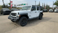 This 2025 JEEP WRANGLER 4-DOOR SPORT has the following options Cloth Low-Back Bucket Seats, Uconnect... (image 4)