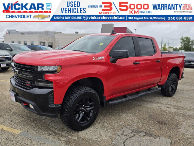 2022 Chevrolet Silverado 1500 LT Trail Boss 4x4 Crew | Remote St in Cars & Trucks in Winnipeg