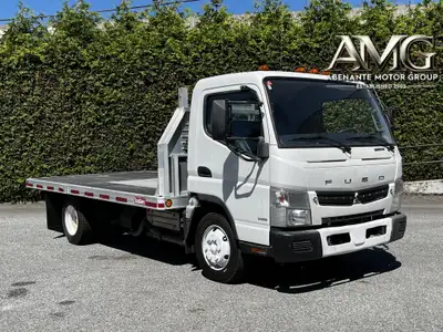 2013 Mitsubishi Fuso FE160 14 Foot Flatdeck Deck Dimensions 14' L x 8' W Transport Dimensions 20' L...