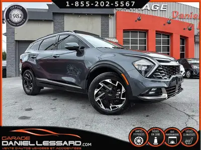 KIA SPORTAGE EX PREMIUM AWD MAG 19" CUIR TOIT 2.5L GPS SIÈGES CHAUFFANT+VENTILÉ CRUISE ADAPTATIF POU...