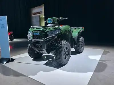NEW 2024 KAWASAKI BRUTE FORCE 750 NEW RUGGED STYLING NEW 4.3-INCH FULL-COLOUR TFT INSTRUMENTATION WI...