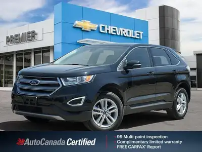 This 2018 Ford Edge SEL boasts a sleek Shadow Black exterior and a sophisticated Ebony interior. Wit...