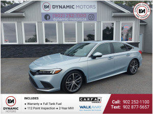 2022 Honda Civic Touring ONE OWNER! LEATHER! LOADED!