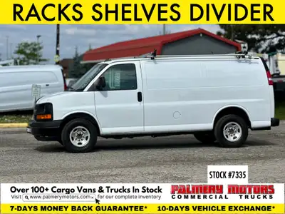 Check out this 2017 Chevrolet Express 2500! Fully equipped with shelves - divider and roof racks, po...