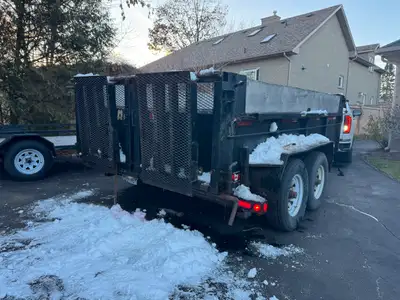 7 ton combo dump 76"x12' with ramp and tarp kit