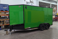  2024 Canadian Trailer Company 7x14 V Nose Cargo Trailer Aluminu