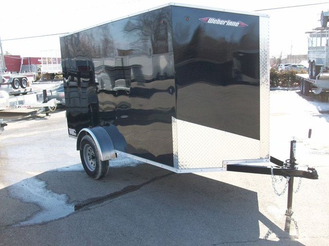  2024 Weberlane CARGO 5' X 10' V-NOSE 1 ESSIEU 2 PORTES CONTRACT in Travel Trailers & Campers in Laval / North Shore