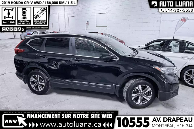 2019 HONDA CR-V LX AWD DEMARREUR/KEYLESS/CRUISE ADAPTIF/CAMERA in Cars & Trucks in City of Montréal - Image 2