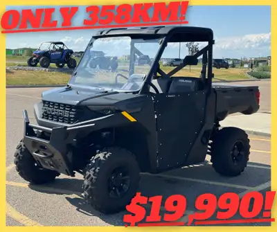 MAJOR PRICE REDUCTION!! PAYMENTS AS LOW AS $135 BI WEEKLY! OWNER SELLING 2024 POLARIS RANGER 1000 PR...