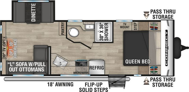 2023 KZ CONNECT SE C221RE in Travel Trailers & Campers in Hamilton - Image 2